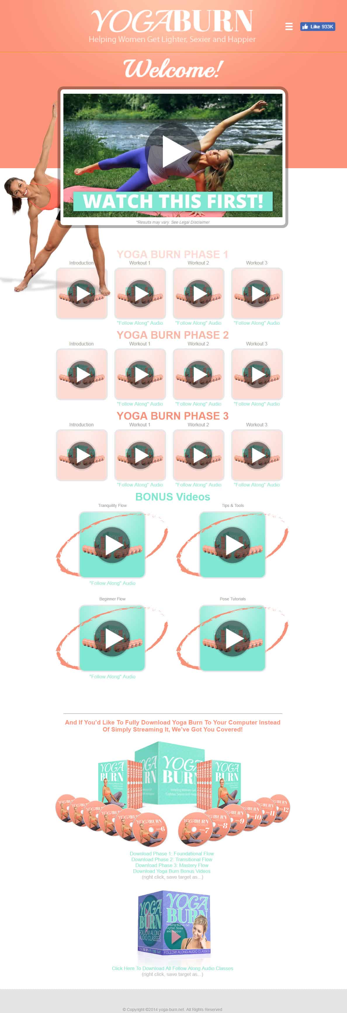 Yoga Burn Download Page
